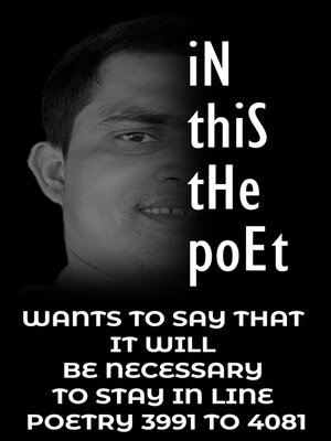 cover image of in this the poet